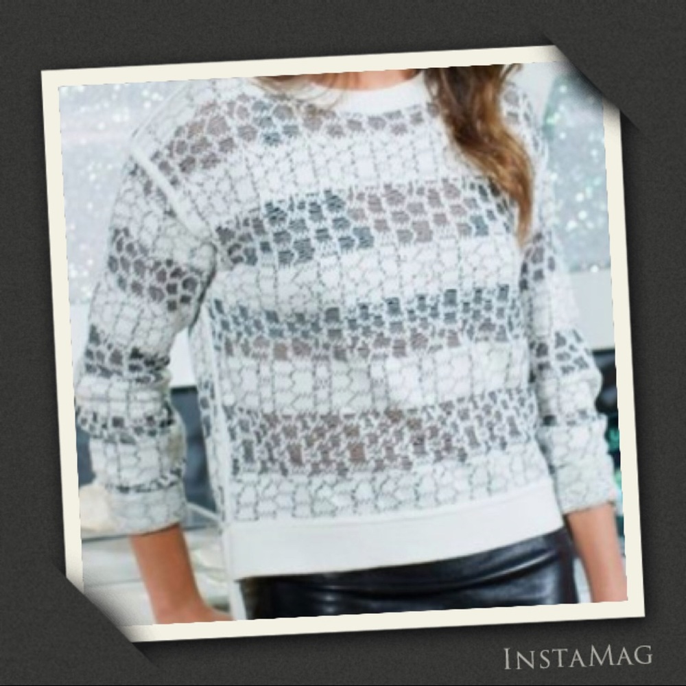 ⭐️HOST PICK⭐️ 10 CROSBY DEREK LAM Hi Lo Jacquard Sweater